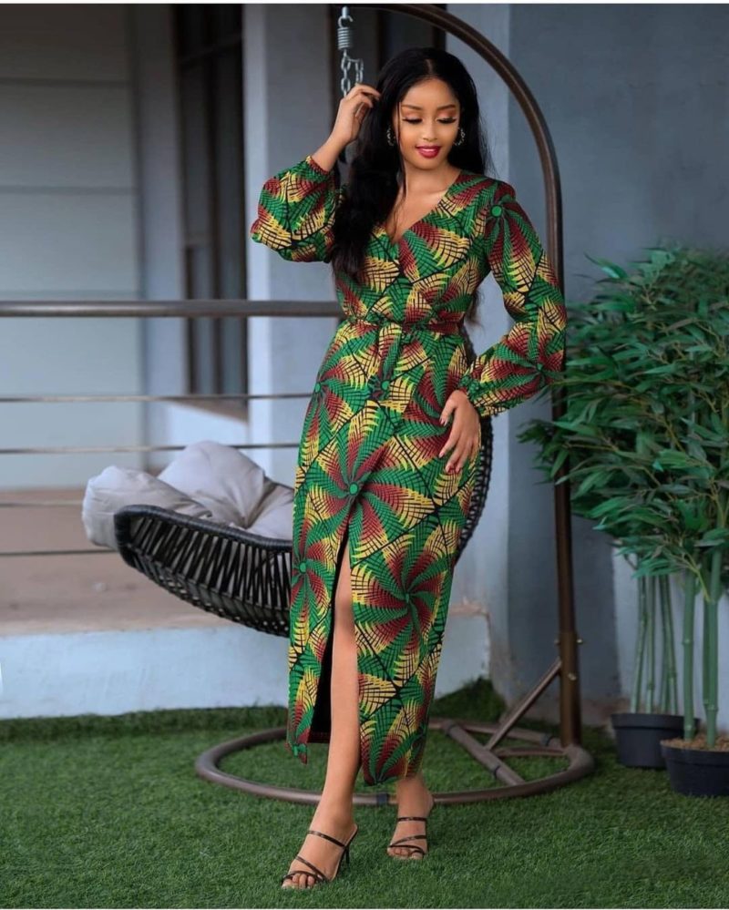 13 ANKARA SHORT FLARE GOWN STYLES