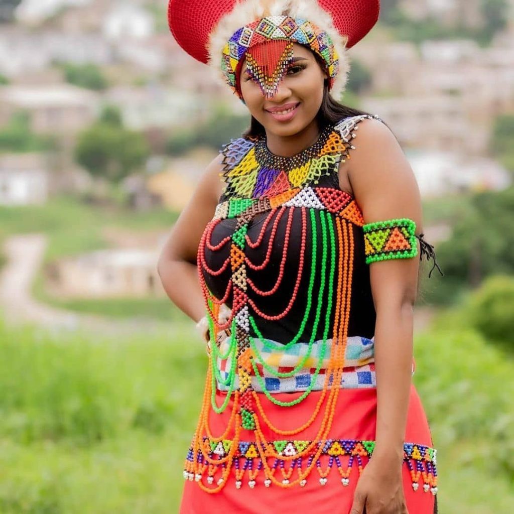 ZULU SHWESHWE TRADITIONAL WEDDING DRESSES