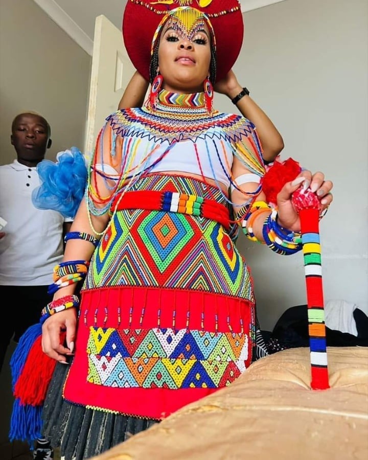 ZULU SHWESHWE TRADITIONAL WEDDING DRESSES