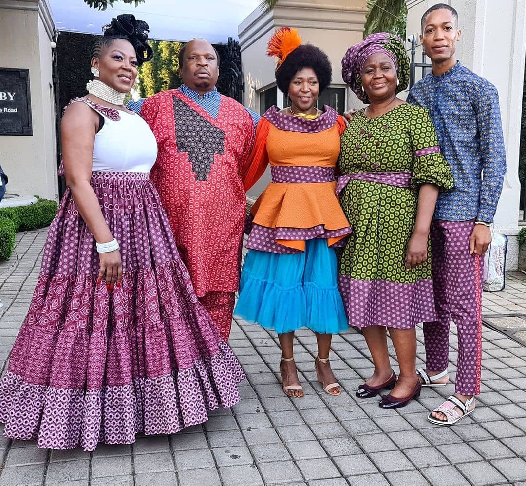 Stylish Tswana African Traditional Dresses