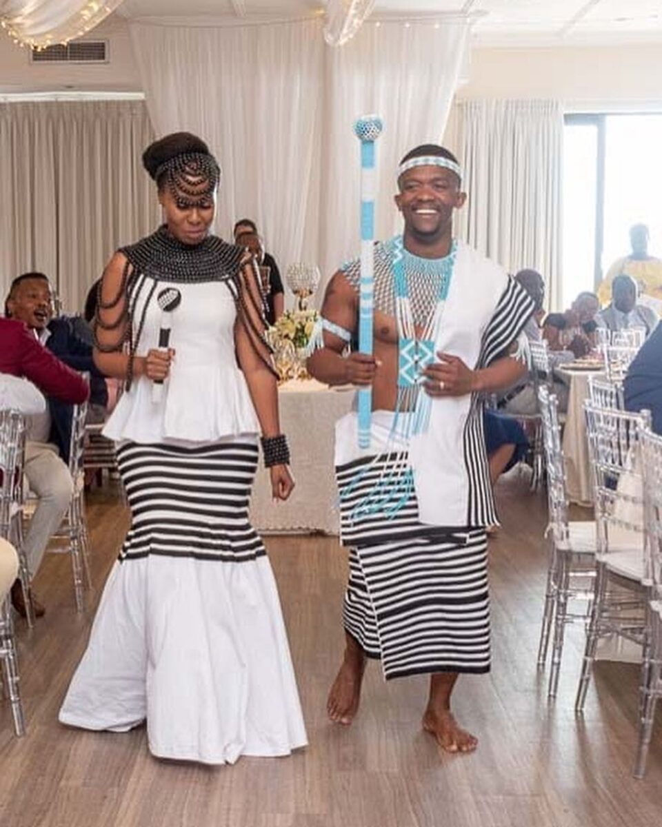 xhosa couple traditional attire