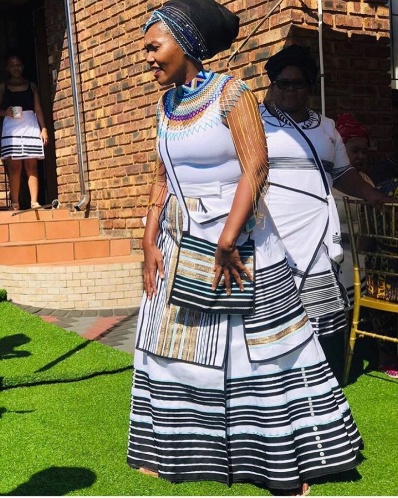 TRADITIONAL XHOSA WEDDING DRESSES WITH MODERN FABRICS