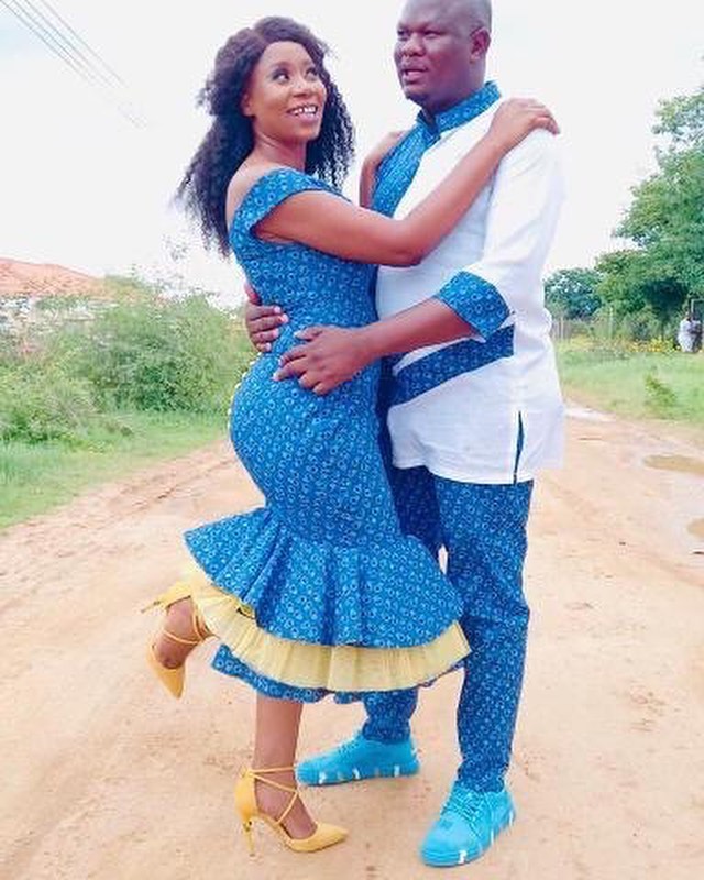 traditional wedding dress 2022 Seshoeshoe shweshwe attires - YAHAS.OR.ID