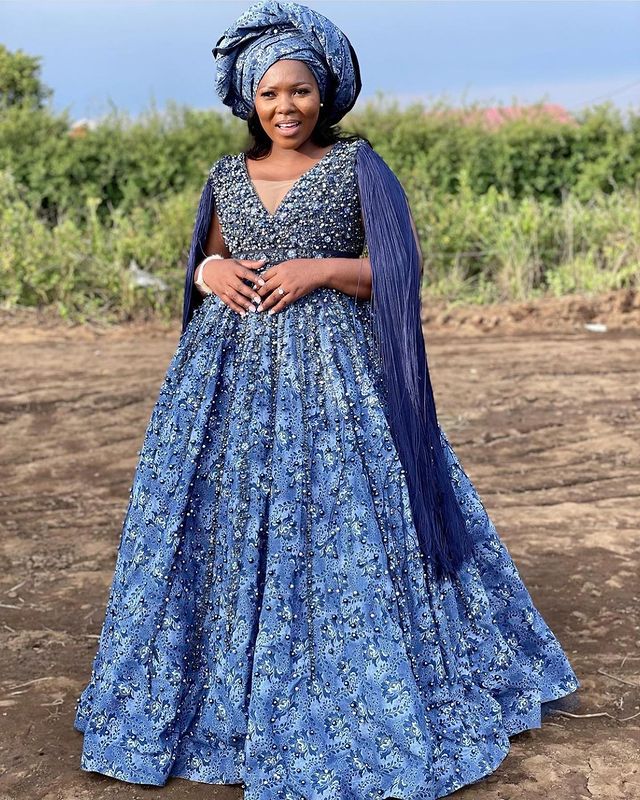 ZULU SHWESHWE TRADITIONAL WEDDING DRESSES ATTIRES